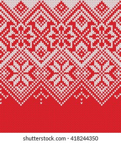 Festive Sweater Seamless Knitting Pattern