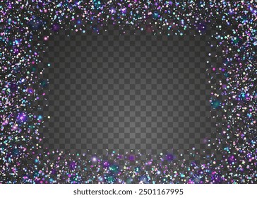 Festive Tinsel. Pink Happy Serpentine. Digital Ribbon. Modern Dust. Disco Pattern. Hologram Glitter. Party Sparkle. Light Birthday Template. Purple Festive Tinsel