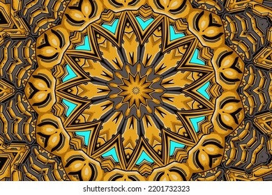 Festive Tribal ethnic seamless decorative vector pattern