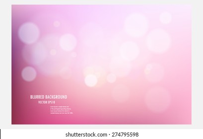 festive valentine background. vector illustration of soft colored abstract blurred light background.