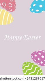 festive vector card for easter