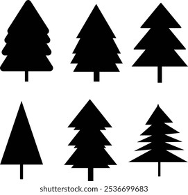 Festive Vector Christmas Tree Illustration