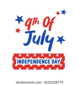 A festive vector illustration celebrating the 4th of July, Independence Day.