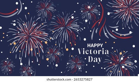  Festive Victoria Day Canada Vector Illustration Set