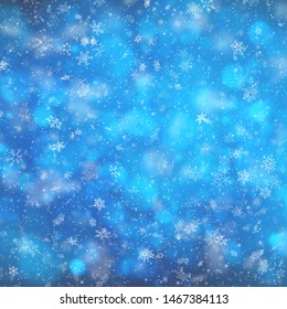 Festive winter blurred background. EPS 10