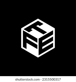 FET letter logo design in illustration. Vector logo, calligraphy designs for logo, Poster, Invitation, etc.