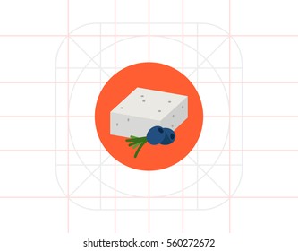 Feta Cheese Icon