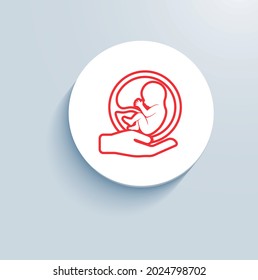 Fetal Medicine Icon Vector Design