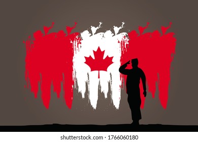 Fete du Canada (Translate: Canada day) is the Canada National Day and Republic Day, which is celebrated on July 1 each year. vector illustration