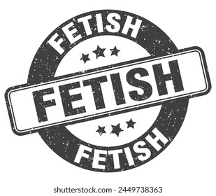 fetish stamp. fetish sign. round grunge label