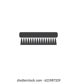 fetlock. cleaning brush vector icon on the white background