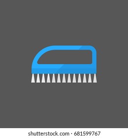 fetlock. cleaning brush vector icon