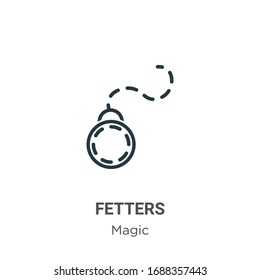 Enthält das Symbol Vektorillustration. Dünne, schwarze Fetter-Symbol, einfache Vektorillustration-Elementgrafik aus editierbarem Zauberkonzept einzeln auf weißem Hintergrund
