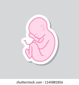 fetus sticker icon