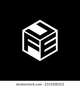 FEU letter logo design in illustration. Vector logo, calligraphy designs for logo, Poster, Invitation, etc.