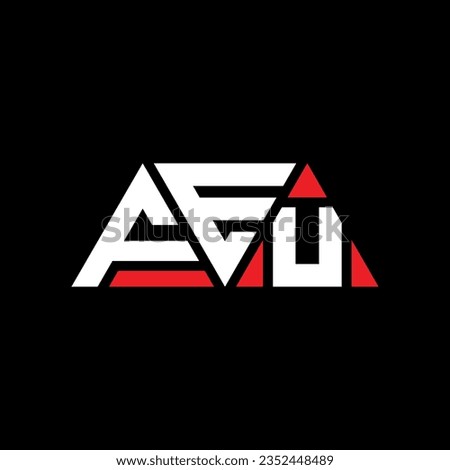 FEU triangle letter logo design with triangle shape. FEU triangle logo design monogram. FEU triangle vector logo template with red color. FEU triangular logo Simple, Elegant, and Luxurious design.