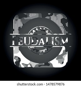 Feudalism on grey camo pattern