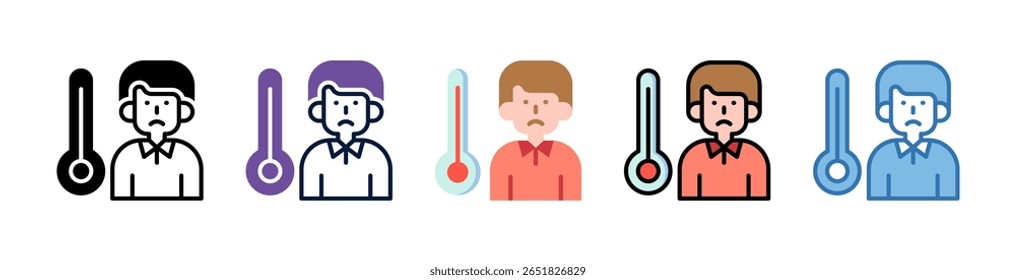 Fever Check Icon Element For Design