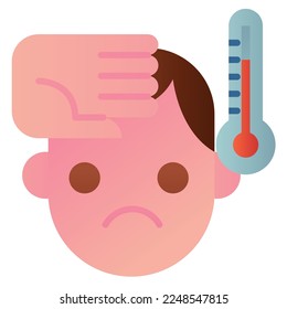 Fever design element for website, application, printing, document, poster design, etc.