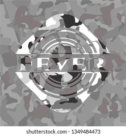 Fever grey camo emblem