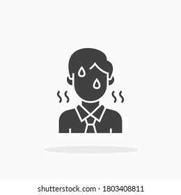 Fever icon. For your design, logo. Vector illustration.