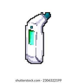 fever thermometer game pixel art retro vector. bit fever thermometer. old vintage illustration
