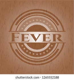 Fever vintage wooden emblem