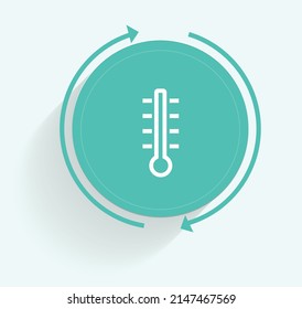 Fevers And Normal Body Temperature Icon