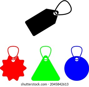 Few Price tag icon Vector