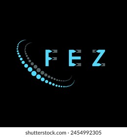 FEZ letter logo abstract design. FEZ unique design. FEZ.
