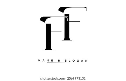 FF Abstract Letters Logo Monogram