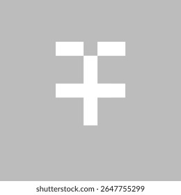 FF DOUBLE F LETTER UNIQUE VECTOR LOGO