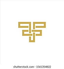 FF or F letter logo design