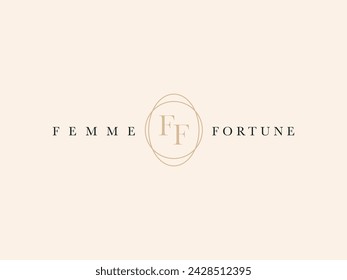 FF Femme Fortuna Lady Preneur Logo Template