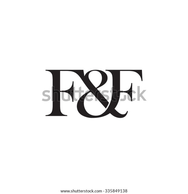 Ff Initial Logo Ampersand Monogram Logo Stock Vector (Royalty Free ...