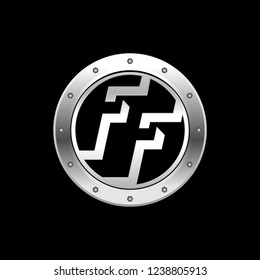 FF initial logo for  industrial