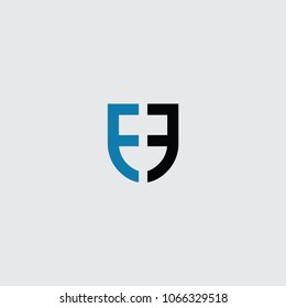 ff initial logo vector , design 