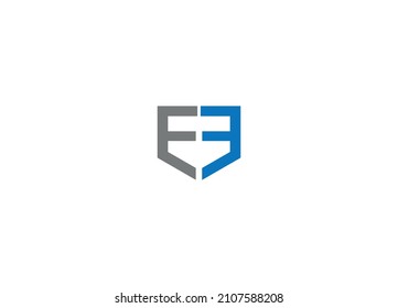 FF letter Logo Design with Creative Modern vector icon template