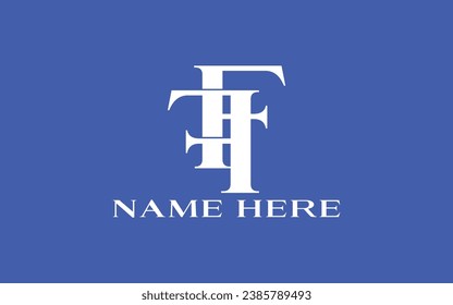 FF Letter Logo Design Template Vector Graphic logo