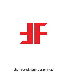 ff letter logo. ft letter logo