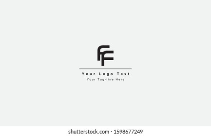 FF or FF letter logo. Unique attractive creative modern initial FF FF F F initial based letter icon logo