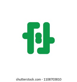 ff letter vector logo