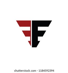 Ff Letter Vector Logo Stock Vector (Royalty Free) 1184592394 | Shutterstock