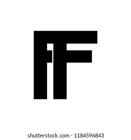 ff letter vector logo
