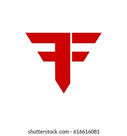 Ff Letter Vector Logo Stock Vector (Royalty Free) 616616081 | Shutterstock