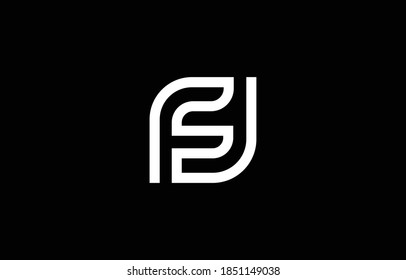 FF logo design concept with background. Initial based creative minimal monogram icon letter. Modern luxury alphabet vector design