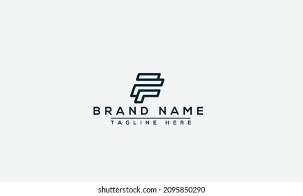 FF Logo Design Template Vector Graphic Branding Element.