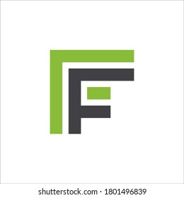 FF logo design vector sign