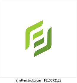 Signo vectorial de diseño de logotipo FF