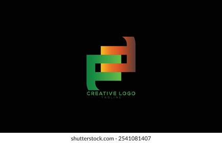 FF PD Abstract initial monogram letter alphabet logo design